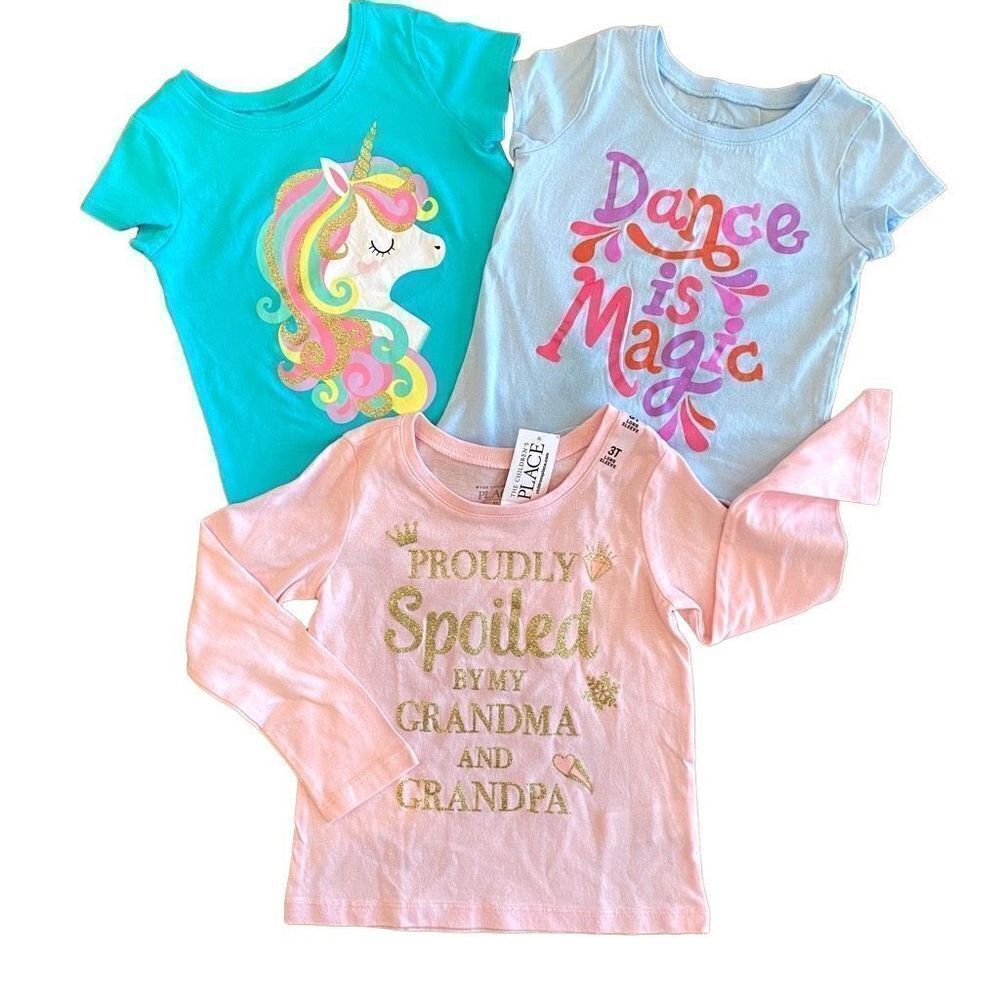 Children’s Place Tee Bundle Set of 3 Toddler Size 3T